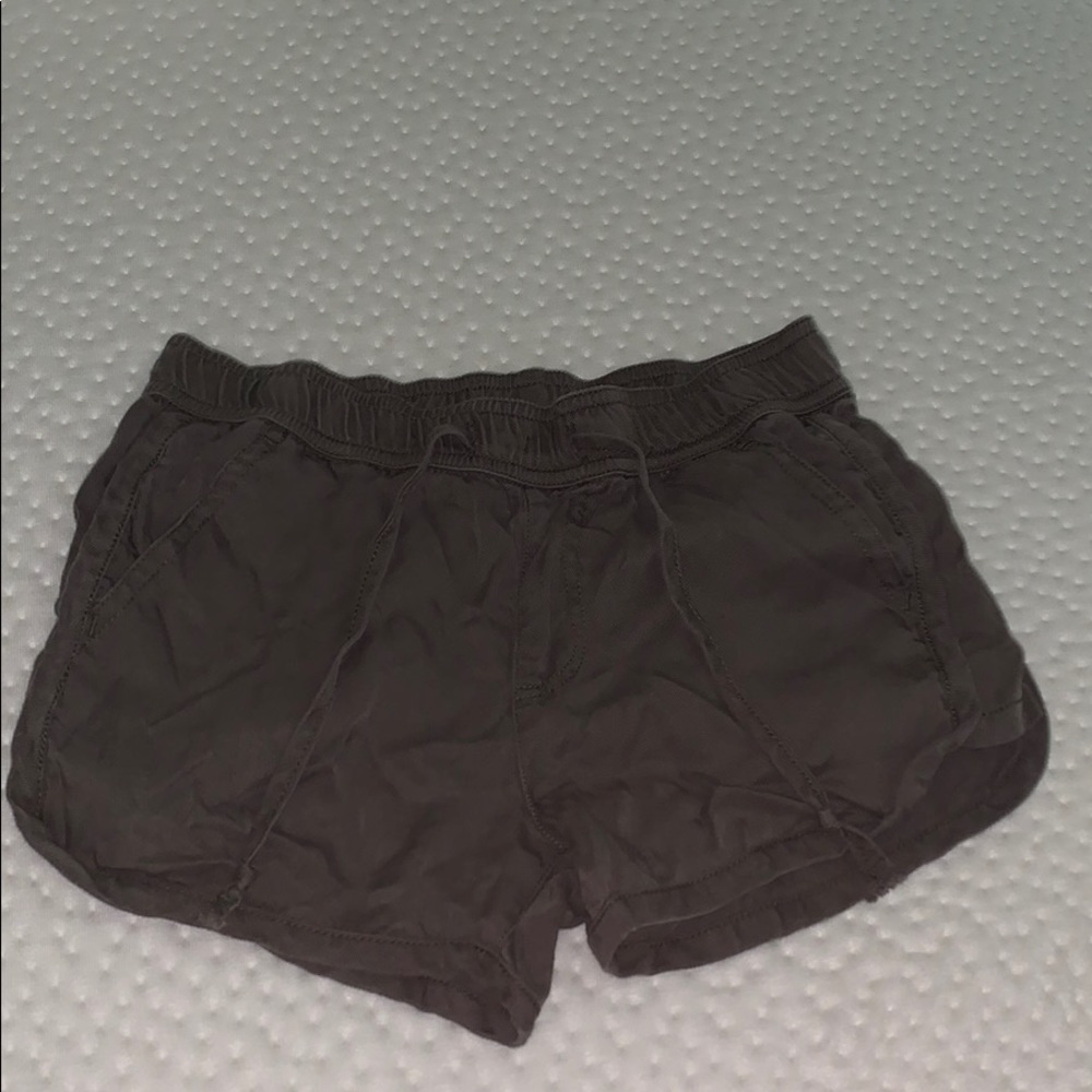 Army green shorts